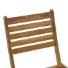 Elijie pakoworld folding chair acacia wood natural 45x62x90cm