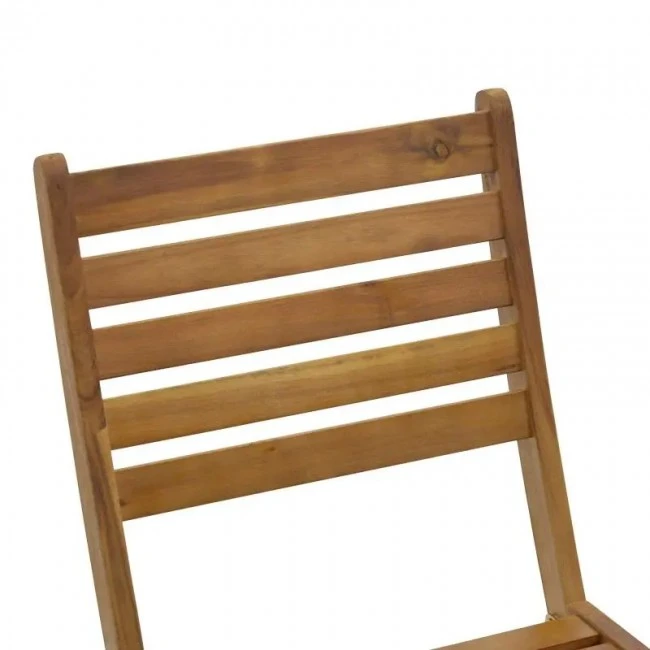 Elijie pakoworld folding chair acacia wood natural 45x62x90cm