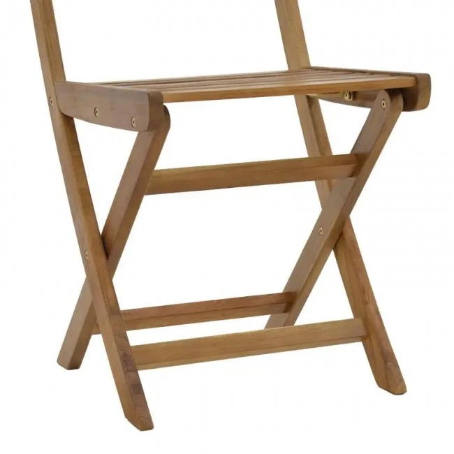 Elijie pakoworld folding chair acacia wood natural 45x62x90cm
