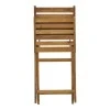 Elijie pakoworld folding chair acacia wood natural 45x62x90cm