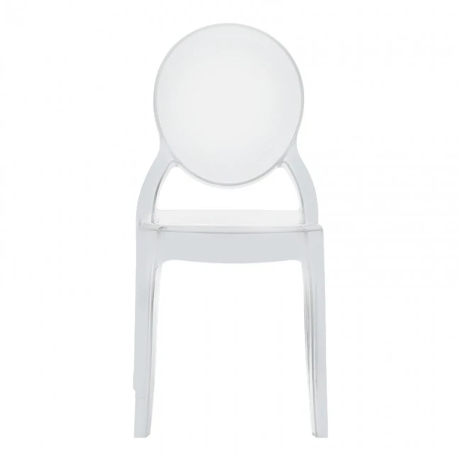 Καρέκλα σε χρώμα λευκό γυαλιστερό ELIZABETH SIESTA