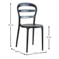 ΒΙΒΙ BLACK/BLACK TRANSP.ΚΑΡΕΚΛΑ - 32.0040