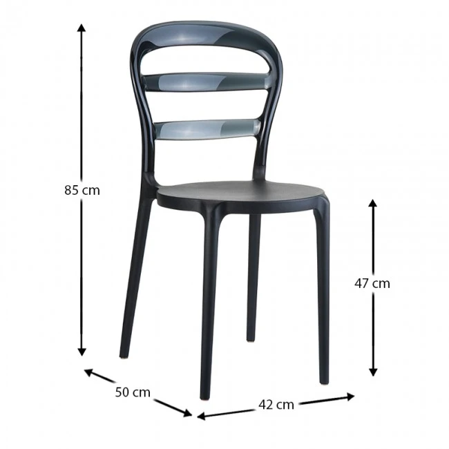 ΒΙΒΙ BLACK/BLACK TRANSP.ΚΑΡΕΚΛΑ - 32.0040