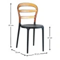 ΒΙΒΙ BLACK/AMBER TRANSP.ΚΑΡΕΚΛΑ - 32.0042