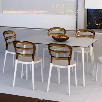 ΒΙΒΙ WHITE/AMBER TRANSP.ΚΑΡΕΚΛΑ - 32.0046