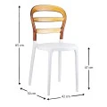 ΒΙΒΙ WHITE/AMBER TRANSP.ΚΑΡΕΚΛΑ - 32.0046