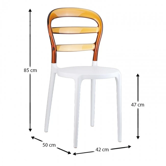 ΒΙΒΙ WHITE/AMBER TRANSP.ΚΑΡΕΚΛΑ - 32.0046