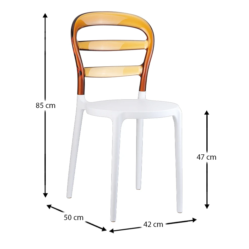 ΒΙΒΙ WHITE/AMBER TRANSP.ΚΑΡΕΚΛΑ - 32.0046