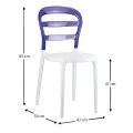 ΒΙΒΙ WHITE/VIOLET(Σ4)TRANSP.ΚΑΡΕΚΛΑ - 32.0049