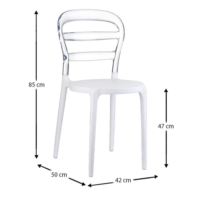 ΒΙΒΙ WHITE/CLEAR TRANSP.ΚΑΡΕΚΛΑ - 32.0051