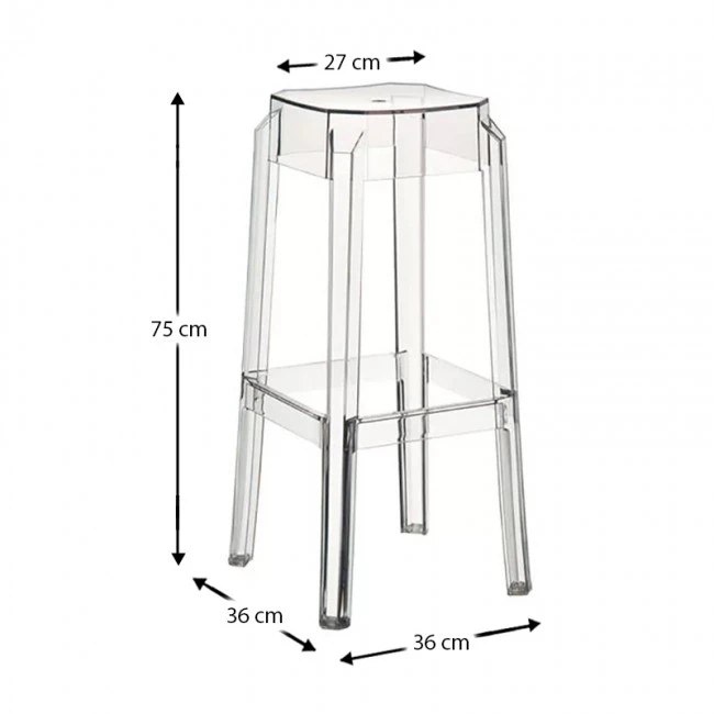 FOX CLEAR TRANSP.75εκ. ΣΚΑΜΠΟ