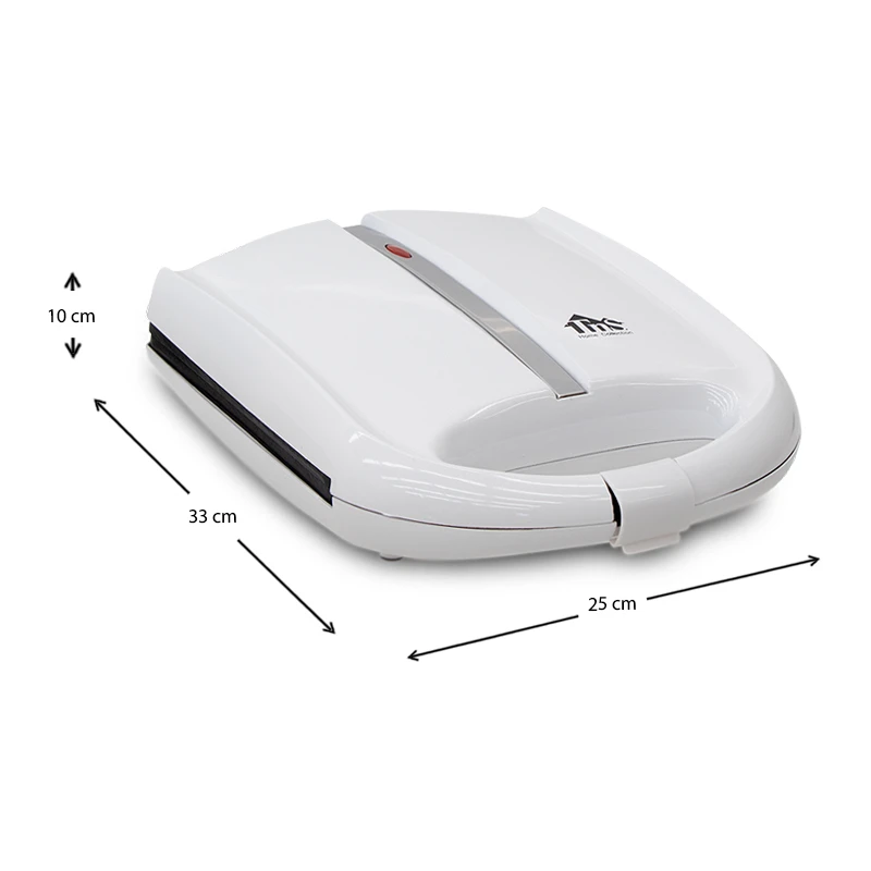 1400W non-stick toaster in white color 25x33x10cm.