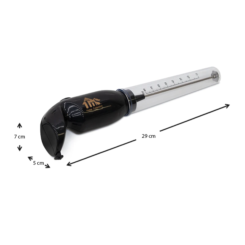 Hand frappe mixer 30W in black color 7x5x29cm.