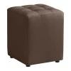 CUBE BROWN PU ΣΚΑΜΠΟ 35X35X42εκ.