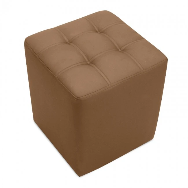 CUBE CAPPUCCINO PU ΣΚΑΜΠΟ 35X35X42εκ.