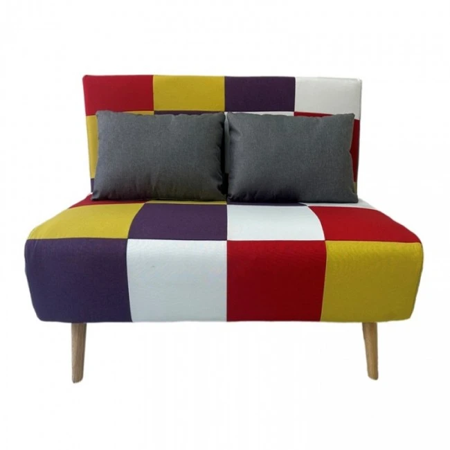 SARA PATCHWORK ΥΦΑΣΜΑ ΚΑΝΑΠΕΣ/ΚΡΕΒΑΤΙ 134Χ80εκ.