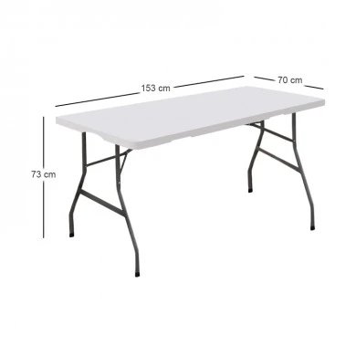 ΚΕΤΕΡΙΝΓΚ ΒΑΛΙΤΣΑ 152Χ71Χ74εκ.HDPE ΤΡΑΠΕΖΙ - 41.0102