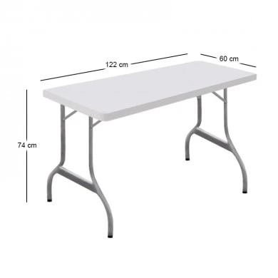 ΚΕΤΕΡΙΝΓΚ 122Χ60Χ74εκ.HDPE ΤΡΑΠΕΖΙ - 41.0122