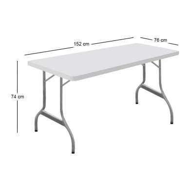 ΚΕΤΕΡΙΝΓΚ 152Χ76Χ74εκ.HDPE ΤΡΑΠΕΖΙ - 41.0152