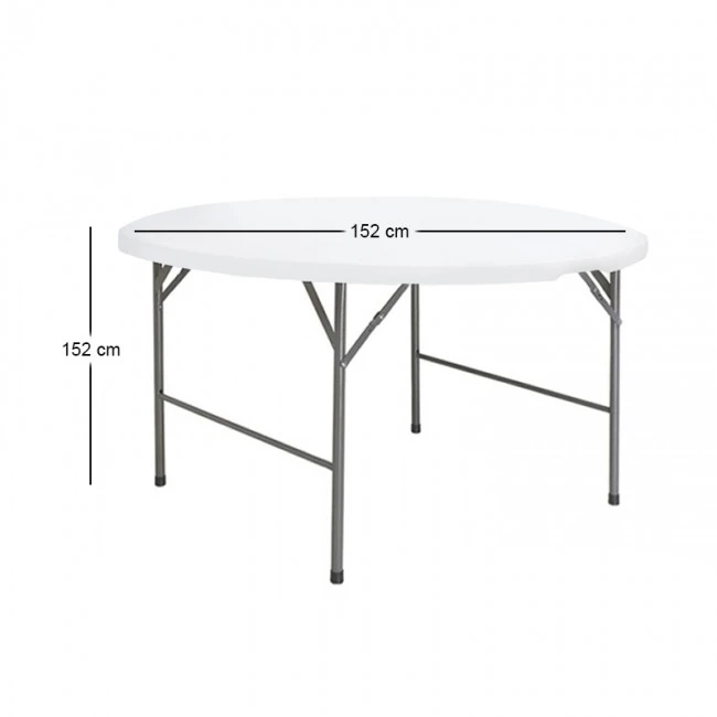 ΚΕΤΕΡΙΝΓΚ ΒΑΛΙΤΣΑ Φ152Χ74εκ. HDPE ΤΡΑΠΕΖΙ