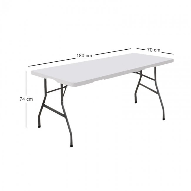 ΚΕΤΕΡΙΝΓΚ ΒΑΛΙΤΣΑ 180Χ70Χ74εκ.HDPE ΤΡΑΠΕΖΙ