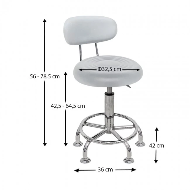 ΜΠΑΡ73 ΛΕΥΚΟ ΣΤΑΘΕΡΟ PU(Σ2)ΣΚΑΜΠΟ ΜΕ ΑΜΟΡΤ. - 43.2257