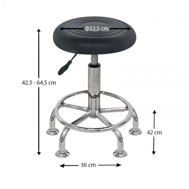 ΜΠΑΡ71 ΜΑΥΡΟ ΣΤΑΘΕΡΟ PU(Σ2)ΣΚΑΜΠΟ ΜΕ ΑΜΟΡΤ. - 43.2263
