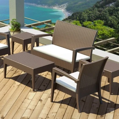 ΜΑΙΑΜΙ BROWN ΚΑΝΑΠΕΣ 128Χ77Χ89εκ. ΠΟΛ/ΝΙΟΥ - 53.0030