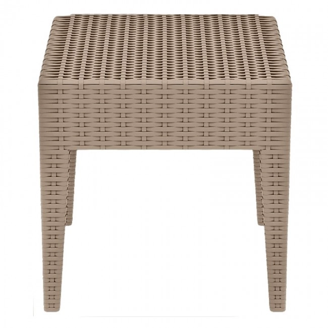 MIAMI DOVE GREY ΤΡΑΠΕΖΙ 45Χ45Χ45εκ. ΠΟΛ/ΝΙΟΥ