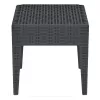 MIAMI DARK GREY ΤΡΑΠΕΖΙ 45Χ45Χ45εκ. ΠΟΛ/ΝΙΟΥ