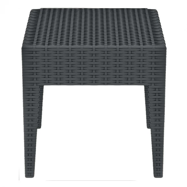 MIAMI DARK GREY ΤΡΑΠΕΖΙ 45Χ45Χ45εκ. ΠΟΛ/ΝΙΟΥ