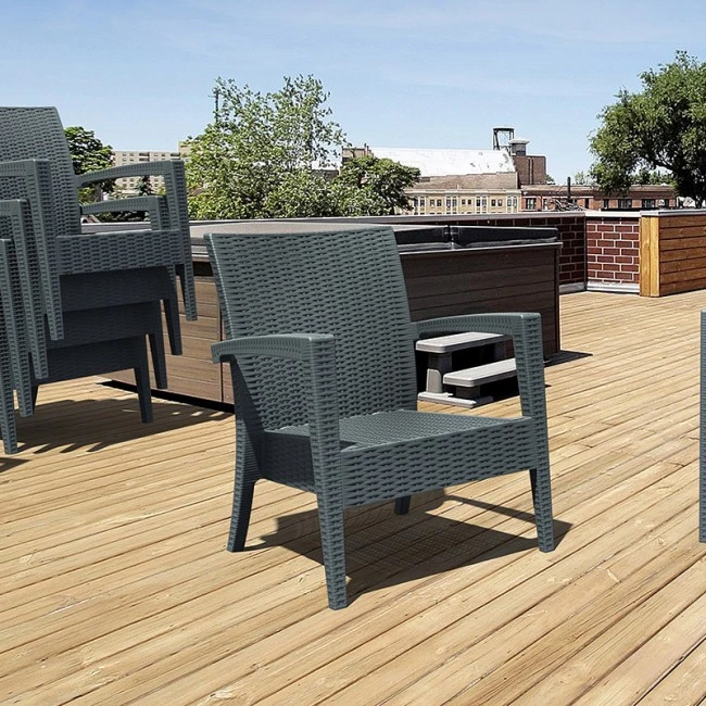 ΜΑΙΑΜΙ DARK GREY ΠΟΛΥΘΡΟΝΑ 72Χ76Χ89εκ. ΠΟΛ/ΝΙΟΥ - 53.0053