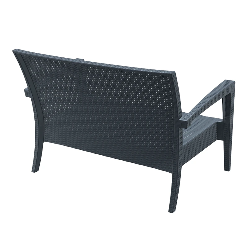 ΜΑΙΑΜΙ DARK GREY ΚΑΝΑΠΕΣ 128Χ77Χ89εκ. ΠΟΛ/ΝΙΟΥ - 53.0054