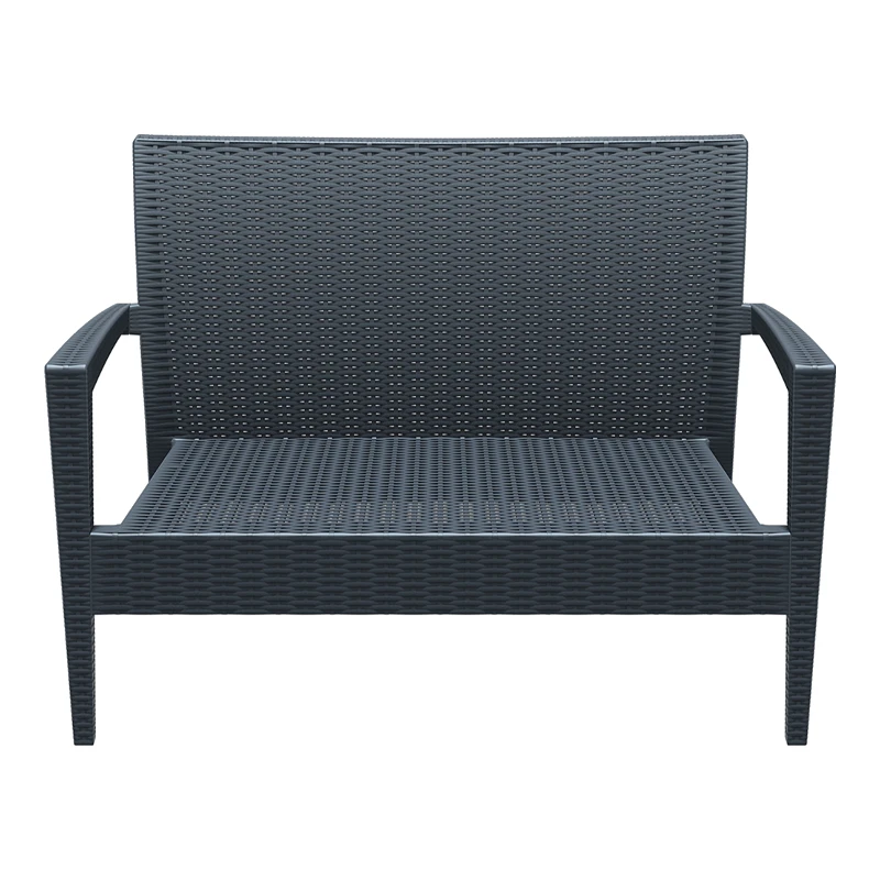ΜΑΙΑΜΙ DARK GREY ΚΑΝΑΠΕΣ 128Χ77Χ89εκ. ΠΟΛ/ΝΙΟΥ - 53.0054