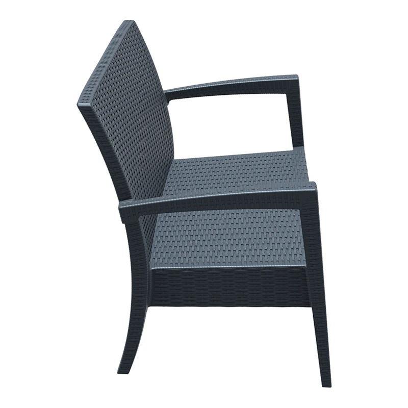 ΜΑΙΑΜΙ DARK GREY ΚΑΝΑΠΕΣ 128Χ77Χ89εκ. ΠΟΛ/ΝΙΟΥ - 53.0054