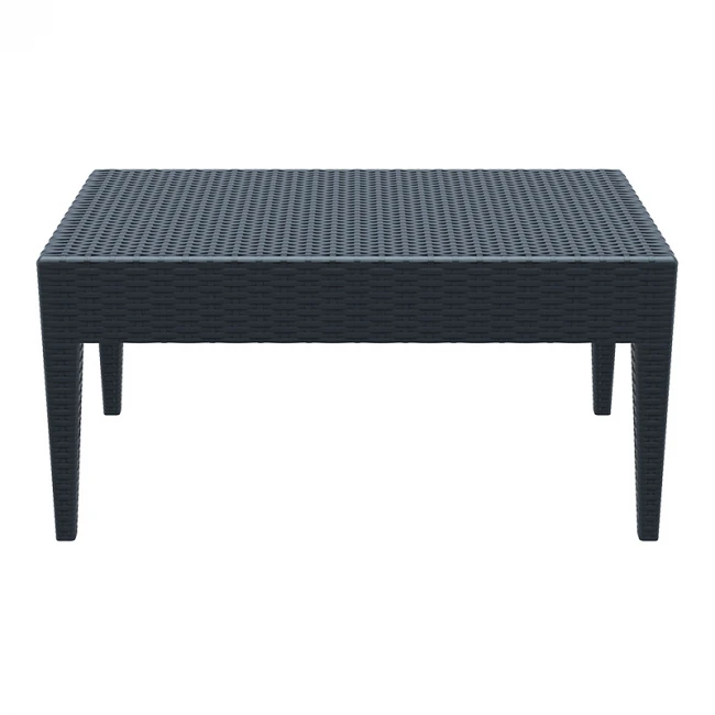 MIAMI DARK GREY ΤΡΑΠΕΖΙ 92Χ53Χ45εκ. ΠΟΛ/ΝΙΟΥ