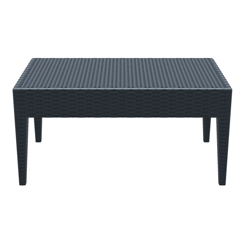 MIAMI DARK GREY ΤΡΑΠΕΖΙ 92Χ53Χ45εκ. ΠΟΛ/ΝΙΟΥ