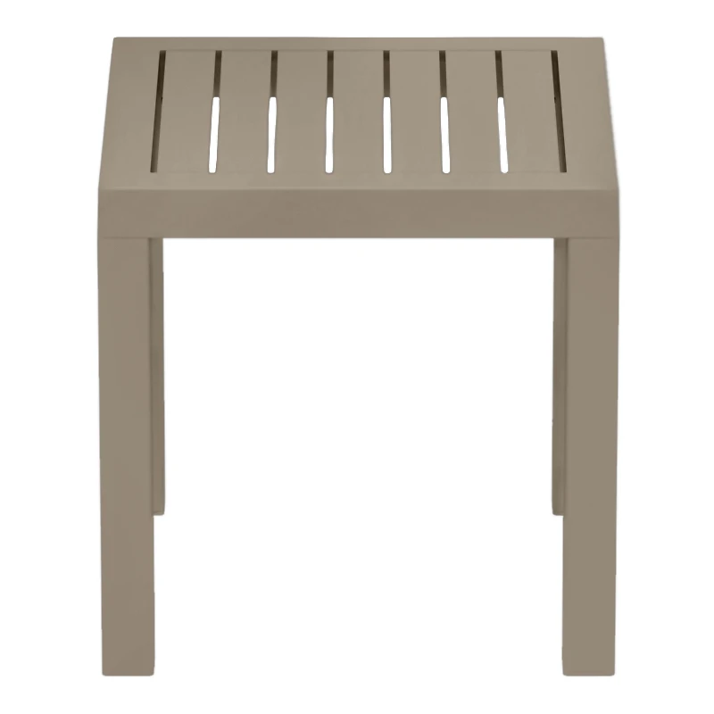 Τραπεζάκι ρητίνης σε dove grey χρώμα 45x45x45 εκ. OCEAN SIESTA