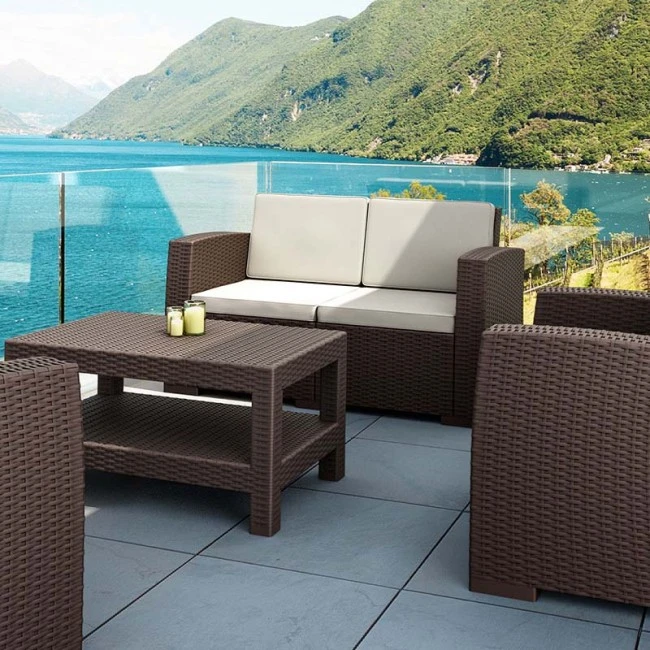 ΜΟΝΑΚΟ BROWN 2ΘΕΣΙΟΣ ΚΑΝΑΠΕΣ ΠΟΛ/ΝΙΟΥ - 53.0141