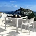 ΜΠΑΛΙ WHITE 94Χ94Χ75εκ.ΤΡΑΠΕΖΙ ΜΕ ΤΖΑΜΙ ΠΟΛ/ΝΙΟΥ - 53.0212