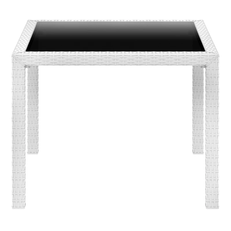ΜΠΑΛΙ WHITE 94Χ94Χ75εκ.ΤΡΑΠΕΖΙ ΜΕ ΤΖΑΜΙ ΠΟΛ/ΝΙΟΥ - 53.0212