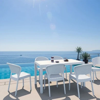 ΟΡΛΑΝΤΟ 140Χ80Χ75εκ. WHITE ΤΡΑΠΕΖΙ ΠΟΛ/ΝΙΟΥ - 53.0217