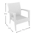 ΜΑΙΑΜΙ ΣΕΤ WHITE 2ΠΟ+1ΚΑ+ΤΡΑΠ.92Χ53εκ.+ΜΑΞ ΠΟΛ/ΝΙΟΥ - 53.0300