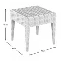 ΜΑΙΑΜΙ ΣΕΤ WHITE 2ΠΟ+1ΚΑ+ΤΡΑΠ.92Χ53εκ.+ΜΑΞ ΠΟΛ/ΝΙΟΥ - 53.0300
