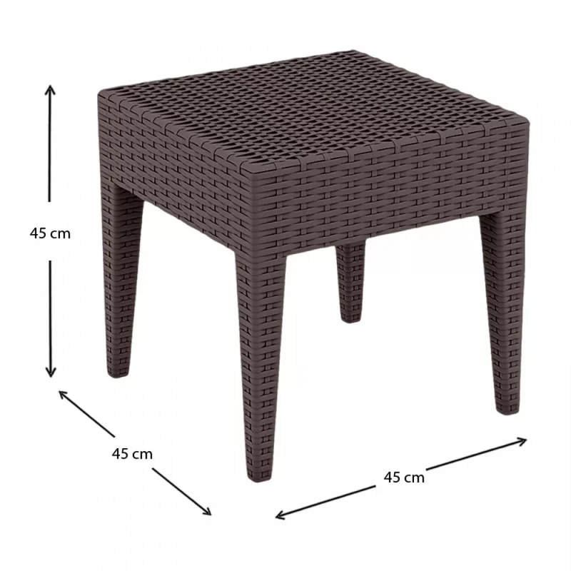 ΜΑΙΑΜΙ ΣΕΤ BROWN 2ΠΟ+1ΚΑ+ΤΡΑΠ.92Χ53εκ.+ΜΑΞ. ΠΟΛ/ΝΙΟΥ - 53.0302