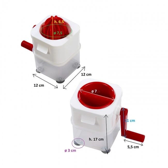 Ice crusher and juicer Rigamonti Art.190