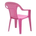 Baby Altea polypropylene stackable high chair in fouchsia color 38x38x52cm.