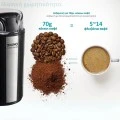 Coffee grinder BRN-0094 Bruno 200W color inox - black