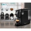 Καφετιέρα espresso 3 σε 1 BRN-0124 Bruno 1450W, 19 bar χρώμα μαύρο