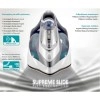 Σίδερο ατμού Supreme Slide BRN-0146 Bruno με κεραμική πλάκα 3000W χρώμα λευκό - μπλε